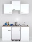 Flex-Well Classic Minik&uuml;che Wito 150 cm Wei&szlig;