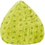 Sitting Point Sitzsack BeanBag Fluffy 220, Gr&uuml;n Sternen-Muster