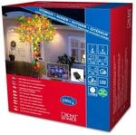 Konstsmide Micro LED Lichterkette 180 bunte LEDs Multifunktion innen und au&szlig;en