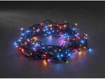 Konstsmide Micro LED Lichterkette 80 bunte LEDs 8 Funktionen innen und au&szlig;en