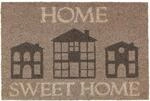 Astra T&uuml;rmatte Coco Style 40 x 60 cm Home Sweet Home grau