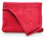 Heim Kuscheldecke 150 x 200 cm Rot waschbar
