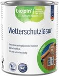 Biopin Wetterschutzlasur Kastanie 750 ml