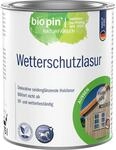 Biopin Wetterschutzlasur Transparent 750 ml