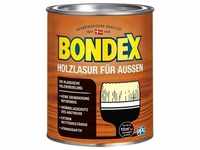 Bondex Holzlasur für Außen Ebenholz seidenglänzend 750 ml
