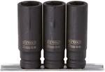 KS TOOLS 1 2 Zoll Sechskant Kraft Stecknuss Satz Lang 3Tlg 515 0103