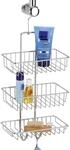 Wenko Exclusiv Duschcaddy Nivala 3 Ablagen Chrom gl&auml;nzend