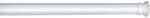 Wenko Duschvorhang-Stange 110 cm - 245 cm Aluminium Wei&szlig; &Oslash; 2,8 cm