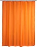 Wenko Anti-Schimmel Duschvorhang Uni 180 cm x 200 cm Orange
