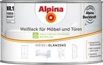Alpina Wei&szlig;lack f&uuml;r M&ouml;bel & T&uuml;ren gl&auml;nzend 300 ml
