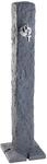 Garantia Granit Wasserzapfs&auml;ule Darkgranite mit Chrom-Auslaufhahn
