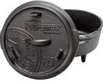 Petromax Dutch Oven FT3 Schwarz mit Standf&uuml;&szlig;en 1,6,