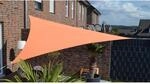 Floracord Dreiecksonnensegel Terracotta 360 cm mit Regenschutz