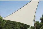 Perel Dreieck-Sonnensegel 360 cm x 360 cm Creme