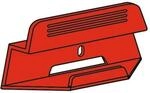 Parador Leistenclips f&uuml;r Sockelleiste SL4/SL18 rot