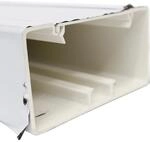 Gewiss Br&uuml;stungskanal aus Hart-PVC 70 x 130/80 Reinwei&szlig; 2 m