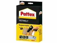 Pattex Heißklebepistole Hotmelt Supermatic mit 2 Heißklebesticks
