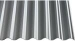 Acryl-Profilplatte Sinus 76/18 Wabe Graphit 300 cm x 104,5 cm