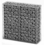 vidaXL Steinkorb Gabione mit Deckeln Verzinkter Draht 100x100x30 cm 141041
