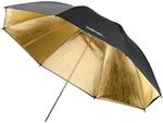 Walimex Pro Reflexschirm Zweilagig Schwarz/Gold Fotoschirm 109Cm Reflektor