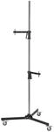 Walimex Pro Rollstativ 223Cm 2 Klemmhalter Blitzstativ Lichtstativ Fotostudio