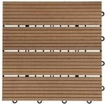 Home Deluxe WPC-Klickfliesen Bavaro Holzoptik Teak 1 m&sup2;