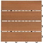 Home Deluxe WPC-Klickfliesen Bavaro Holzoptik Hellbraun 1 m&sup2;