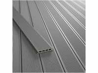 KovalexWPC Terrassendiele Exklusiv mattiert Grau Standardmaß 2,6x14,5x300cm