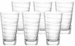 Leonardo Vario Struttura Trinkglas Gro&szlig; 280 ml 6er Set