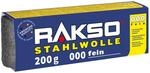 RAKSO Stahlwolle Banderole Sorte 000 Fein 1 x 200g