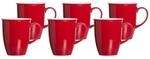 Ritzenhoff & Breker DOPPIO Kaffeebecher 320 ml 6er Set Rot