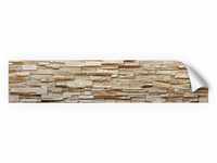 Myspotti Küchenrückwandfolie Rustical Bricks Selbstklebend 280 cm x 60 cm