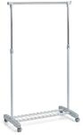 Zeller Rollkleiderst&auml;nder Metall/Kunststoff 83 cm x 43 cm x 170 cm Silber