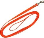 Heim Hunde-Suchleine BioThane Breite 13 mm L&auml;nge 5 m Leuchtorange