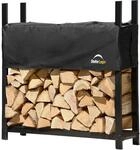 ShelterLogic Kaminholzregal mit Wetterschutz 120 cm x 36 cm