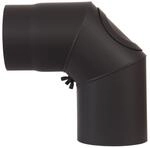 Firefix Rauchrohrbogen 90&deg; &Oslash; 120 mm Schwarz