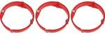 Putzausgleichsringe &Oslash; 60 mm x 12 mm Rot 3 St&uuml;ck