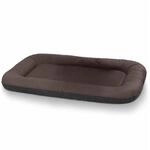 Knuffelwuff Hundebett Jerry Kunstleder XL 92 x 75 Braun
