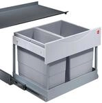 HAILO Abfallsammler M&uuml;lleimer Raumspar Tandem S Plus 18L 12L Hailo 3644801