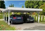 Skan Holz Carport Spessart 611 cm x 846 cm Wei&szlig;