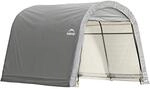 ShelterLogic Folienger&auml;tehaus 9 m&sup2; Grau 300 cm x 300 cm