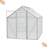 Vitavia Gew&auml;chshaus Venus 5000 Alu blank 5 m&sup2; Aluminium Eloxiert