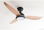 Pepeo Energiespar Deckenventilator mit LED Beleuchtung und Fernbedienung Bayu 122 cm