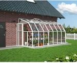 Palram - Canopia Gew&auml;chshaus Wei&szlig; 9 m&sup2; inkl. Fundamentrahmen