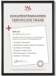 walther design Galeria Kunststoff Bilderrahmen 21x29,7 cm Schwarz