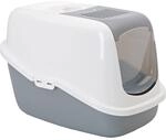 Heim Katzentoilette Nestor 56 cm x 39 cm x 38,5 cm Wei&szlig;/Grau