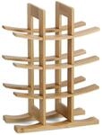 Zeller Weinregal Bambus f&uuml;r 12 Flaschen 42 cm x 16 cm x 30 cm Natur