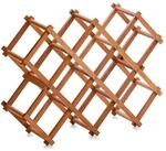 Zeller Weinregal Bambus f&uuml;r 10 Flaschen 38 cm x 15 cm x 54 cm Natur