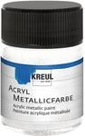 Kreul Acryl Farbe Metallic Perlmutt Wei&szlig; 50 ml