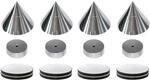Dynavox Lautsprecher Spikes 4er Set Chrom